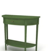 Green Console Table With Drawer Furniture