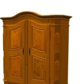 Wooden Constanza Armoire Cabinet