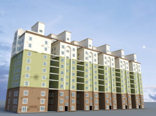 Apartment Building Modular Blocks