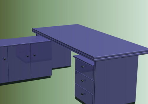 Contemporary Furniture Executive Desk