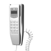 Vintage Corded Wall Phone