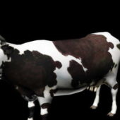 Farm Cow Rigged