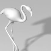 Crane Bird Animal Sculpture