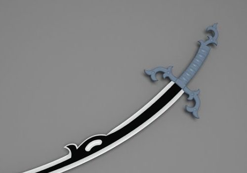 Medieval Curved Blade Sword