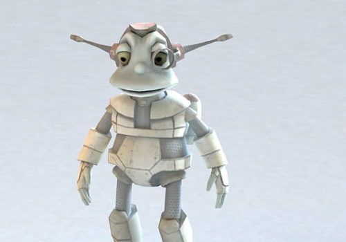 Cute Character Alien Rigged