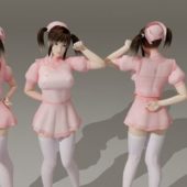 Cute Character Anime Nurse
