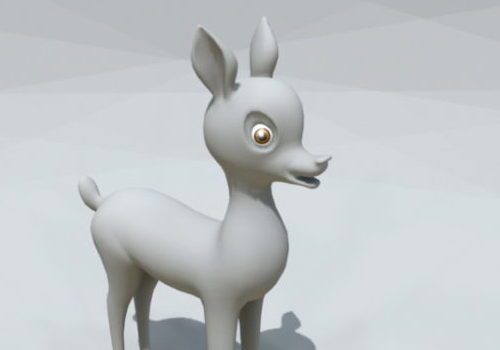 Cute Baby Deer Character
