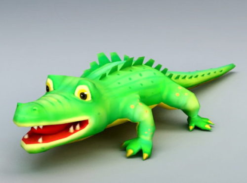 Cartoon Crocodile Cute Style