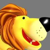 Cute Cartoon Character Lion