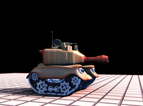 Small Cartoon Tank