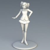 Cute Girl Figure Character