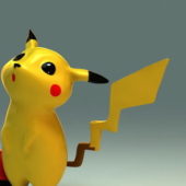 Cute Pikachu Character