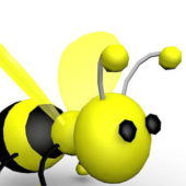 Cute Cartoon Bumble Bee | Animals