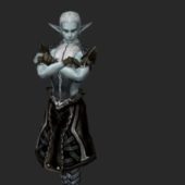 Dark Elf Male Game Character | Characters