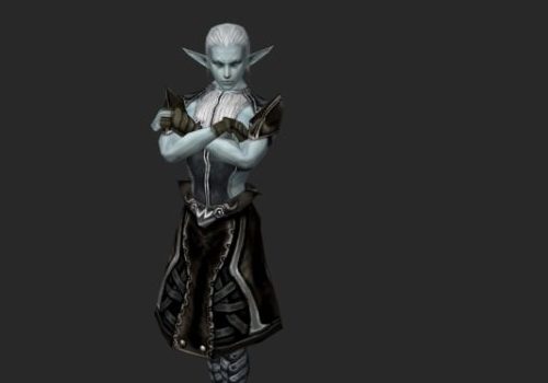 Dark Elf Male Game Character | Characters