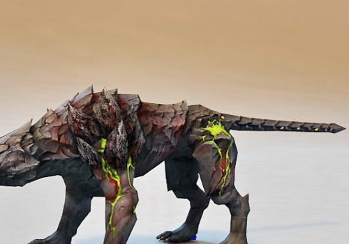 Demon Hell Hounds Dog Rigged | Animals 3D Model - .Max - 123Free3DModels