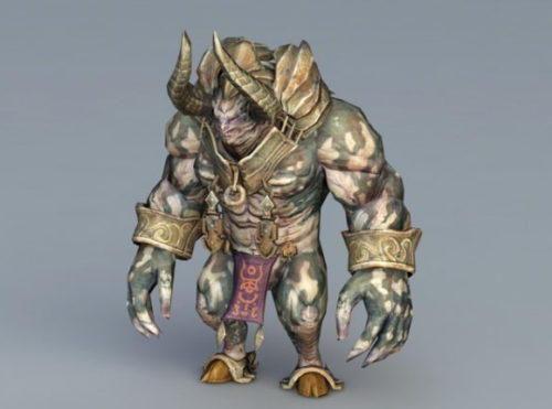 Demon Minotaur Character