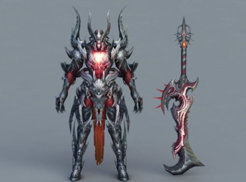 Demon Warrior Character