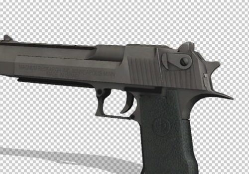 Weapon Desert Eagle Deagle Pistol 3d Model Obj 123free3dmodels