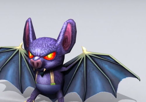 Devil Bat Cartoon Character