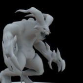 Devil Monster Figurine