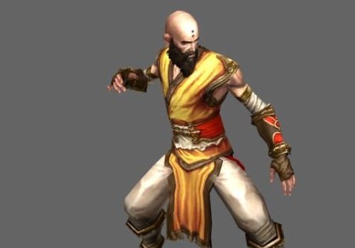 Diablo Gaming Character Monk Man Characters