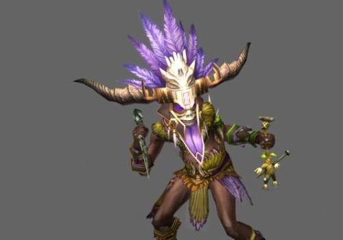 Diablo Gaming Character Witch Doctor Male Characters