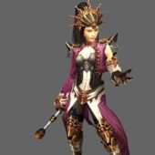 Diablo Gaming Character Wizard Girl Characters