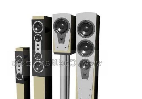Digital Stereo Speakers For Studio