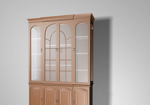 Display Cabinet Furniture With Glass Doors