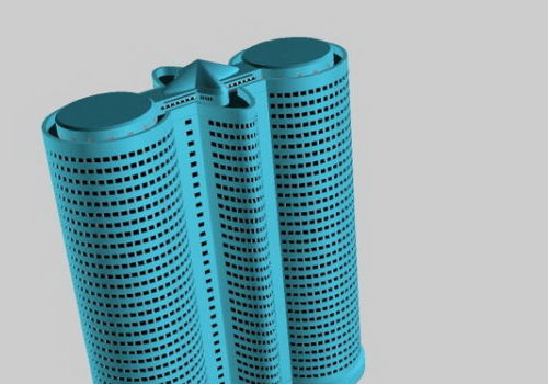Double Cylinder City Architecture
