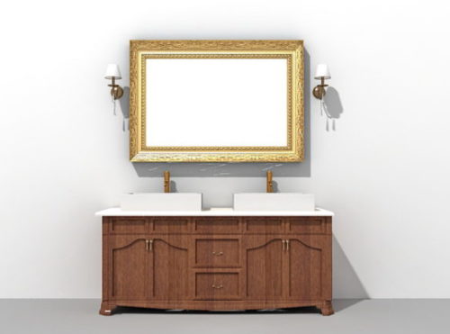 Double Sink Bathroom Vanity Mirror