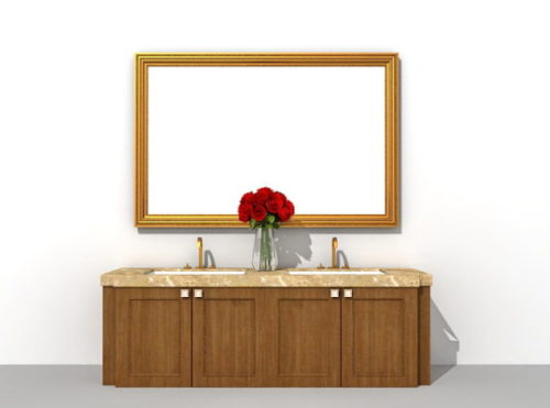 Double Sink Bathroom Vanity Design
