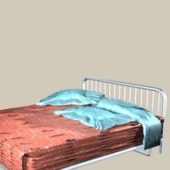 Furniture Double Size Iron Bed