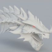 Skeleton Dragon Head