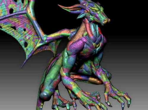 Dragon Sculpture Character
