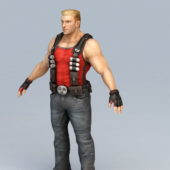 Duke Nukem Warrior Character