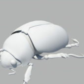 Lowpoly Dung Beetle