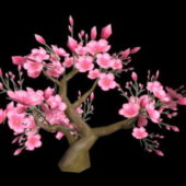 Nature Flowering Peach Tree