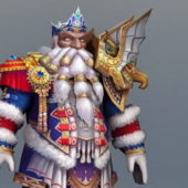 Dwarf King Game Character