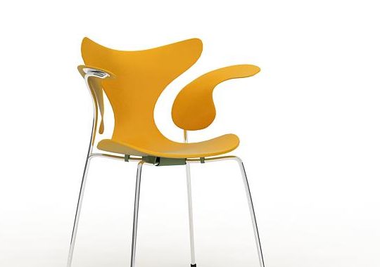 Eames Organic Chair – Yellow | Furniture