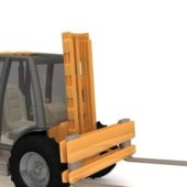Modern Forklift Truck Vehicle
