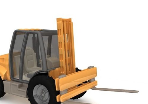 Modern Forklift Truck Vehicle