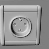 Electrical Plastic Wall Outlet