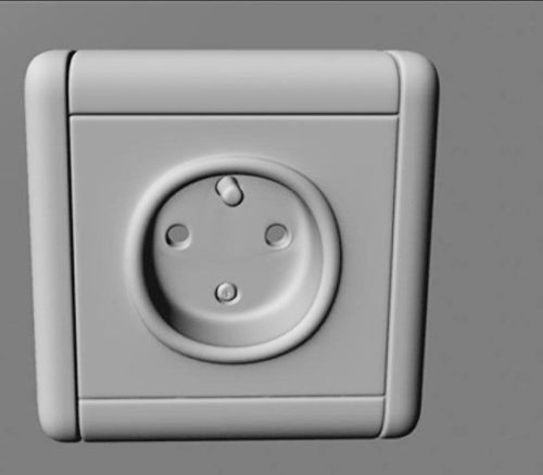 Electrical Plastic Wall Outlet