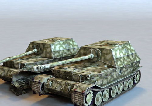 Military Elefant Destroyer Tank