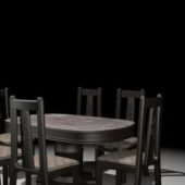 Elegant Dark Wood Furniture Dining