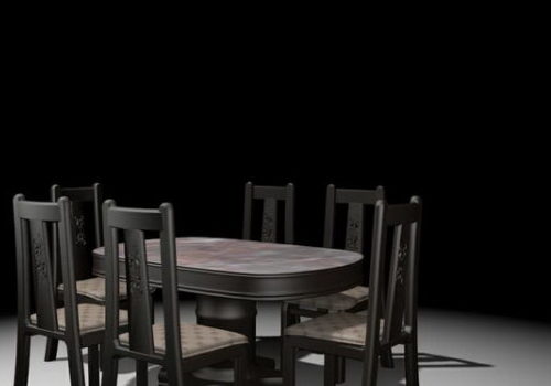 Elegant Dark Wood Furniture Dining