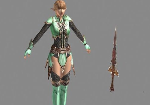 Elf Assassin Rigged | Characters