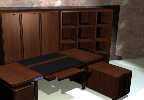 Executive Wooden Office Furniture Sets